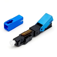 Connecteur rapide à fibre optique SC APC UPC pour câble de branchement FTTH, terminaison sur site