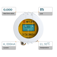 SY Guided Magnetic Wave Radar Liquid Level Meter Sensor Transmitter Tuya App Plastic IP68 Grade Water Level Sensor 0.08m-120m