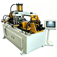 Machine automatique à double tête pour le rétrécissement/élargissement des tuyaux en acier inoxydable et aluminium, certifiée CE/ISO, pour le marché mondial