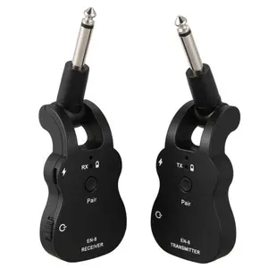 Hot Selling 6.35 Jack Wireless Empfänger Sender Mikrofon Gitarre Violine Pickup Pick-up für Piezo Ukulele Violine Kalimba Bas