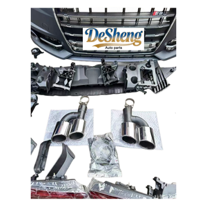 Modification exceptionnelle pour Audi A6 : mise à niveau vers les panneaux de carrosserie S6, pare-chocs avant et arrière, phares LED, calandre, aileron, support après-vente - Product Image 5