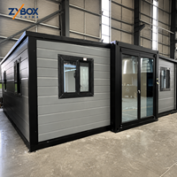 Cabine Conteneur Préfabriquée Extensible Moderne, Étanche, Isolation Thermique, Aménagement Personnalisé, 2-3 Appartements, Bureaux