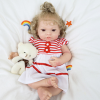 16 Zoll Mikro-Vorfrühchen Reborn Babypuppen Lebensechte Vollsilikon Umweltfreundliche Kuschelige Neugeborene Mädchen Weiche Spielzeugpuppe