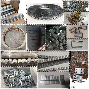 Pince à ressort à quatre trous pour positionnement du canapé Bande de bord en fer <span class=keywords><strong>Crochet</strong></span> d'équilibre Bande dentée Clip de maille de <span class=keywords><strong>lit</strong></span> Fil d'acier enveloppé de papier - Product Image 6