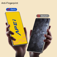 Pellicola Protettiva Privacy APEI 28 Gradi in Vetro Temperato per Samsung S26 S25 Ultra/S25 Plus S24, 0.25mm, Sblocco con Impronta Digitale, Anti-spia