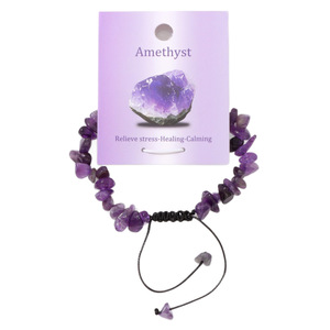 Pulsera de Piedras Energéticas de Cristal Natural, Hecha a Mano, Ajustable, con Cuerda Trenzada, Estilo Boho, para Yoga y Meditación - Product Image 5