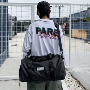 Sac de sport et de voyage personnalisé, coloris au choix, pour entraînement, yoga, voyage, nuit, week-end, avec compartiment à chaussures - Product Image 4