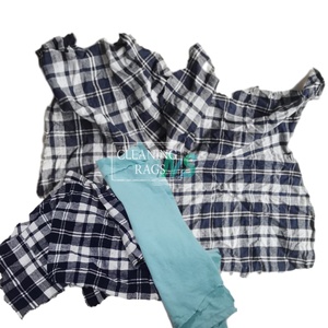 Trapos de algodón industriales reciclados Buena absorción Trapos Residuos Textiles Industriales 5kg 10kg 20kg 25kg Limpiaparabrisas de algodón de colores - Product Image 5