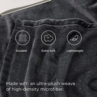 Couverture tricotée à haute densité en microfibre de 40x50 pouces pour le confort de la chambre à coucher