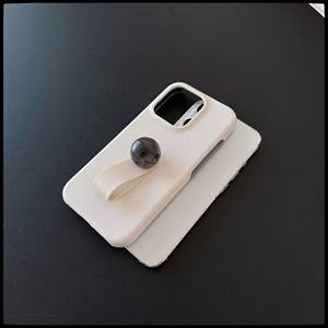 Cross Pu Leather para iPhone 16Pro Phone case 15Max 3D Ball Ring Buckle 14Plus Diseño creativo 13 Funda protectora anticaída - Product Image 4