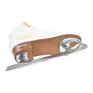 Patines de Hielo de Lujo para Mujer, Modelo <span class=keywords><strong>Adele</strong></span>, con Accesorios Dorados, Resistentes al Frío, de Cuero Sintético PU, Forro de Piel Suave, Certificación TV, Serrados - Product Image 5