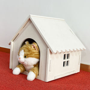 Diseño moderno personalizable gato perro pájaro mascota casa estilo de lujo resistencia al fuego patrón de impresión plegable para sala de estar - Product Image 2