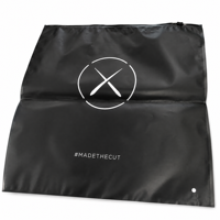 Sac d'emballage alimentaire écologique en plastique avec fermeture éclair et poignée, portable, pour vêtements de mode, vente au détail et expédition