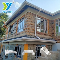 Échantillon gratuit support décoratif pvc gouttières pour plastiques gouttières gouttière système support