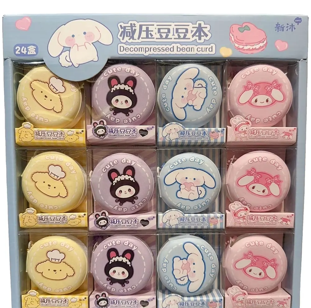 New Arrival Decompressed Bean Curd Cinnamoroll Kuromi Note Pad High Quality Portable Anime Notebook My Melody Animals