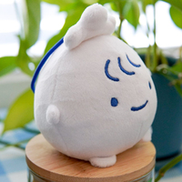 Oveable avec un cordon élastique Peluche Porte-clés en peluche personnalisé Cadeau Jouets en peluche Porte-clés en peluche assis sur votre bureau