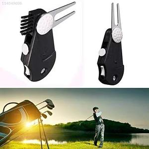 <span class=keywords><strong>Kit</strong></span> d'outils de golf multifonction 5 en 1 léger avec fourchette de green, brosse de nettoyage, marqueur de score et marqueur de ballon - Product Image 3
