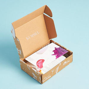 Wholesale Corrugated Cardboard Clothes Mailing <b>Box</b> Custom logo pink Kraft Paper Shipping Mailer <b>Box</b> - Product Image 3