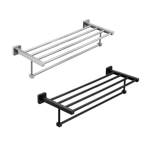 Toallero de Acero Inoxidable Saint Ruijia de 2 Niveles con Capacidad de Carga de 5 kg para Baño y Hotel - Product Image 3