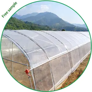Yeşil ev plastik kapak 200 mikron UV filmi, 100% yeni LDPE malzeme tarım filmi, sebze korumak 8m geniş yağmurlar geçirmez film