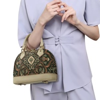 Sac à main dôme personnalisé à motifs tourbillonnants - Sac coquille classique sur mesure avec poignée supérieure, impression de surface personnalisable, MOQ : 1 pièce