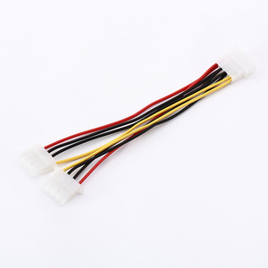 4Pin Power Adapter <b>Cable</b> <b>Splitter</b> For Computer Power Supply With 1 Male To 2 Female Connectors - Product Image 2