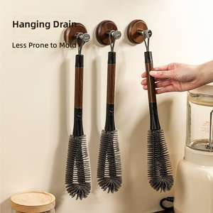 Nouvelle Brosse de Nettoyage Flexible 2-en-1 en PP à Long Manche pour Biberons, Mixeurs Haute Vitesse et Usage Domestique – Nettoyage à 360 Degrés - Product Image 4