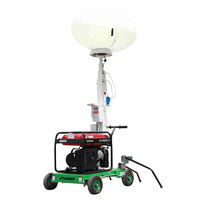 Tour mobile d'éclairage sphérique gonflable télécommandée 1000W, anti-éblouissement, la plus vendue