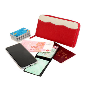Vendita calda in fabbrica portacarte lunga in vera pelle portafoglio <span class=keywords><strong>donna</strong></span> <span class=keywords><strong>porta</strong></span> <span class=keywords><strong>carte</strong></span> di credito RFID - Product Image 3