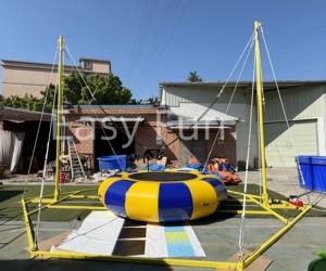 Trampolín Inflable Comercial para 1 Persona, para Adultos y Niños, en Oferta, para Juegos de Carnaval al Aire Libre, con Remolque Móvil - Product Image 3