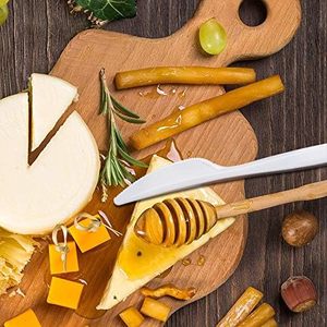 Juego de Cubiertos Desechables Biodegradables y Compostables al 100%, Cuchara, Tenedor y Cuchillo de Bambú, Alternativa al Plástico, 50 Piezas de Cada Uno - Product Image 4