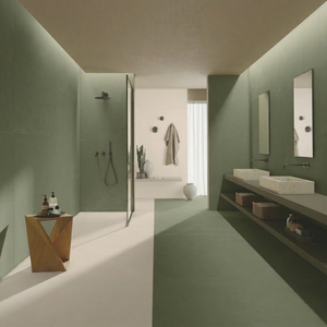 Tissu vert 600x1200, surface inspirée du tissu, un tissu haut de gamme offrant des textures douces et des tons neutres élégants, conçu pour - Product Image 1