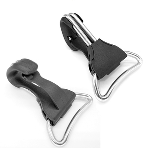 Kunststoff drehbarer Karabiner haken zum Weben Paracord Lanyard Schnallen Rucksack gurte Gurtband Haken Gurtband <span class=keywords><strong>Hardware</strong></span> G Schnalle - Product Image 3