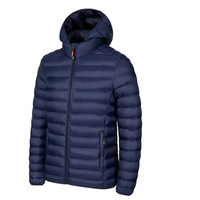 OEM 2025 Nouvelle veste matelassée en duvet de coton pour homme, chaude pour l'hiver, à capuche, épaisse, avec logo personnalisé