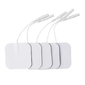 5X5CM coussin de Massage en Gel conducteur dizaines électrodes pour EMS stimulateur musculaire masseur soins sains