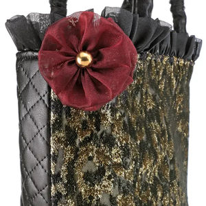 Sac à main 2025 avec paillettes, élégant, broderie rétro, sac à main pour femme, mode, pochette assortie à tout - Product Image 4