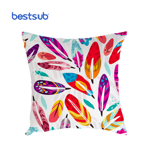 BestSub Hot Sale Good Quality Fashion Sublimation Product 40*40cm <strong>Double</strong> Sided Plush Sublimation <strong>Pillow</strong> - Product Image 3