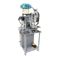 Machine automatique JZ-918GDP de poinçonnage et de rivetage d'oeillet d'anneau en métal pour les composants de PLC de la colonne vertébrale 220V de reliure