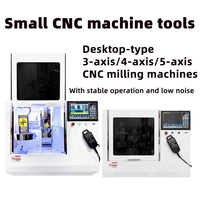 CNC X15 3 4 Axes Extended Travel 10 Tool Magazine Broche de précision Mini fraiseuse CNC