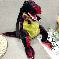 Nouveau design de sac à dos en peluche Dragon réaliste sac en peluche drôle en forme d'animal sac à dos personnalisé en forme d'animal