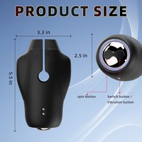 Copa de Masturbación Eléctrica con Lengua Giratoria, Ejercitador de Pene, Juguetes Sexuales Masculinos, Vibración Automática, Masturbador Masculino