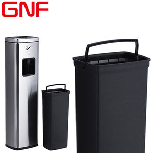 GNF Outdoor Stainless Steel Ashtray Trash <strong>Bin</strong> Hotel Lobby Standing Ashtray Garbage <strong>Bin</strong> Custom logo - Product Image 6