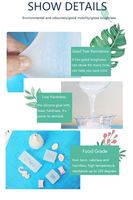 Kit de silicone liquide translucide 1:1 de 1000 ml pour la fabrication de moules DIY, silicone RTV pour la fabrication de bougies, de savons, de bijoux et de résine.
