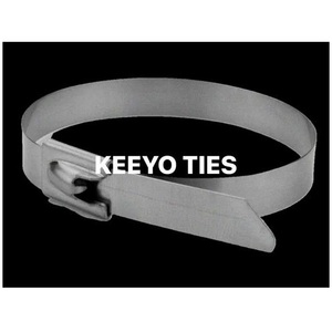 KEEYO Bridas de Acero Inoxidable Autoblocantes para Cables Eléctricos - Rango de Temperatura de -80 a +500 - Product Image 1