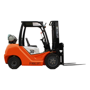 Lpg מלגזה 2.5ton 3ton 5ton פרופן בנזין מלגזה משאית 3 מ '6m מעלית עם סוגר מיכל Lp בחינם לבנייה מחסן - Product Image 4