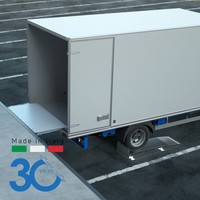 Nouvelles rampes en aluminium pour le levage de fourgons - Modèle TMUP Capacité de charge de 4000 kg Garantie de 2 ans Utilisation en entrepôt Déchargement efficace des marchandises