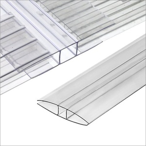 Accessoire <span class=keywords><strong>pour</strong></span> serre moderne Profilé en <span class=keywords><strong>polycarbonate</strong></span> H Superposition de profilés fixes en plastique <span class=keywords><strong>pour</strong></span> l'installation d'une feuille solaire en <span class=keywords><strong>polycarbonate</strong></span> - Product Image 3