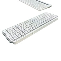 Clavier sans fil rechargeable, portable, léger et élégant pour le bureau et les affaires