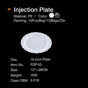 Placas biodegradables de plástico con compartimiento para llevar, placas compactas fuertes, redondas, reciclables, divididas, biodegradables, 100% - Product Image 2