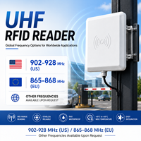 Lector RFID de Larga Distancia IP65 Resistente al Agua, UHF 902-928MHz, 1-5m, ISO18000-6C, Wiegand 26 34 RS232 para Estacionamiento